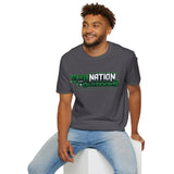 Striker Nation Outdoors Logo T-Shirt — Green Outdoorsmen Graphic Tee