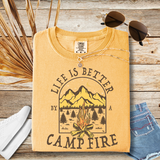 Comfort Colors,  Life Is Better By A Campfire - Women's Short Sleeve T-Shirt