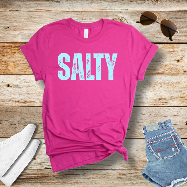 Salty Graphic T-Shirt – Bold Summer Tee for Beach Days, Lake Life, and Sassy Vibes