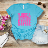 Florida The Sunshine State, Womens T-Shirt, Vacation Shirt, Summer Apparel, Trendy Gift, Casual Wear
