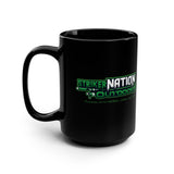 Striker Nation Outdoors Black 15oz Coffee Mug — Support Heroes, LEOs & Vets