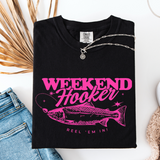 Weekend Hooker Reel Em In T-Shirt | Funny Fishing Tee | Comfort Colors