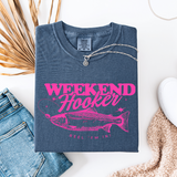 Weekend Hooker Reel Em In T-Shirt | Funny Fishing Tee | Comfort Colors