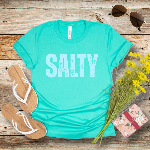 Salty Graphic T-Shirt – Bold Summer Tee for Beach Days, Lake Life, and Sassy Vibes