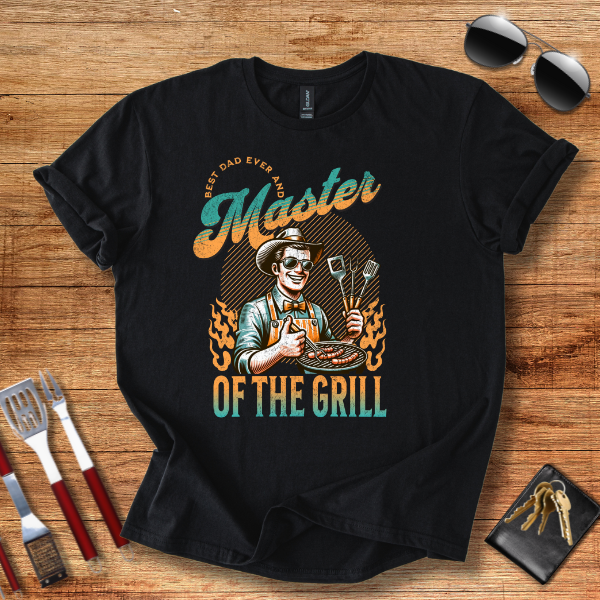 Best Dad and Grill Master T-Shirt | Funny Father's Day Gift for Men