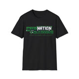 Striker Nation Outdoors Logo T-Shirt — Green Outdoorsmen Graphic Tee