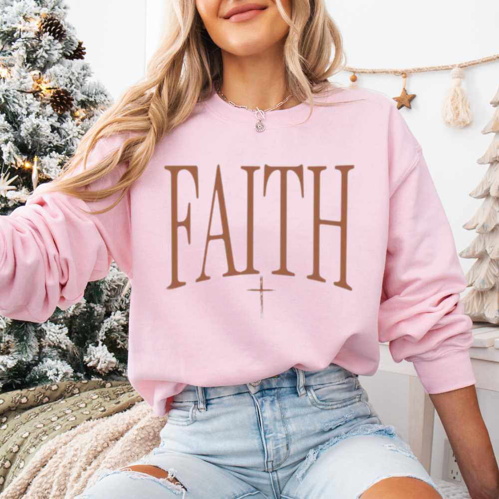 Faith Womens Crewneck Sweatshirt