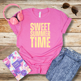 Sweet Summer Time T-Shirt – Cute & Colorful Graphic Tee for Beach Days, Pool Parties & Vacay Vibes