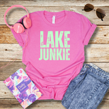 Lake Junkie Unisex Tee | Summer Vibes T-Shirt | Outdoor Adventure Shirt | Gift for Lake Lovers | Casual Wear for All Occasions