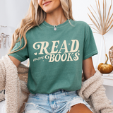 Read More Books, Comfort Colors Unisex Tee, Book Lovers, Booktoverts, Reading, Teachers