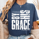 By His Grace, Comfort Colors Unisex T-shirt, Faith Based, Christian Shirt, Religious Tee