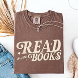 Read More Books, Comfort Colors Unisex Tee, Book Lovers, Booktoverts, Reading, Teachers