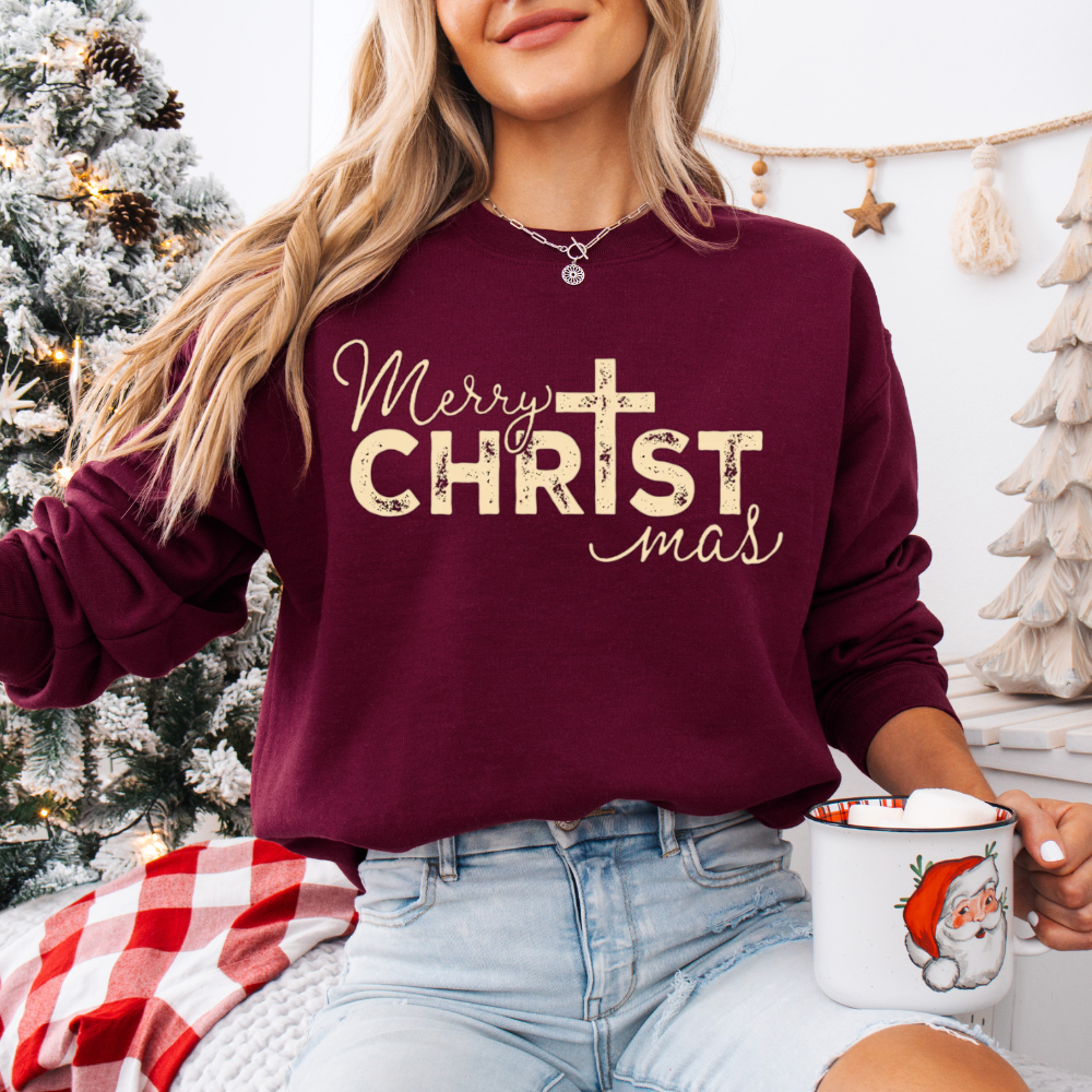 Merry CHRISTmas Holiday Sweatshirt |