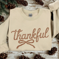 Thankful Sweatshirt Women's Fall Crewneck