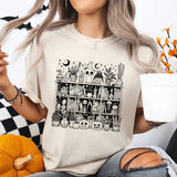 Halloween Spooky Book Nook, Comfort Colors Halloween Tee, Book Lovers Halloween T-shirt, Halloween t-shirt