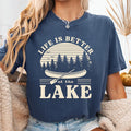 Comfort Colors, Life Is Better At The Lake Women's Unisex Short Sleeve Tee