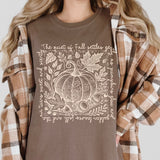 Fall Pumpkin Comfort Colors T-Shirt, Fall T-shirt, Fall Vibes, Pumkin Tee