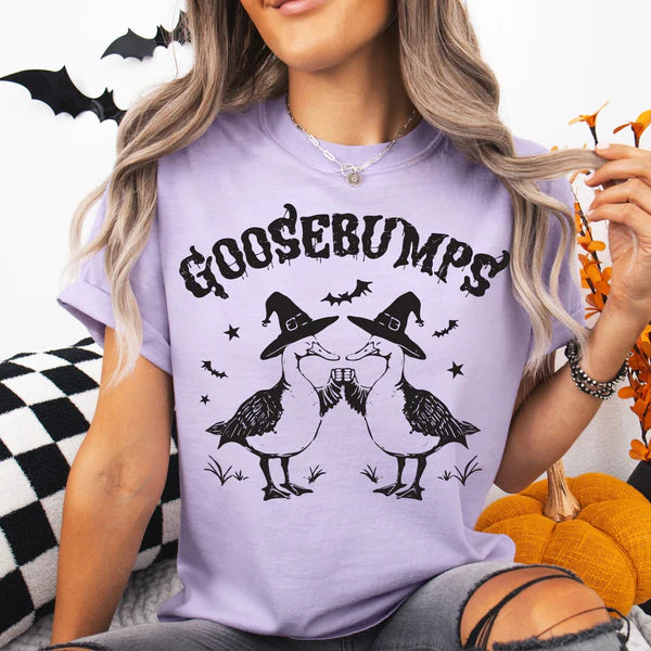 Goosebumps Halloween TShirt From Our Comfort Colors Collection