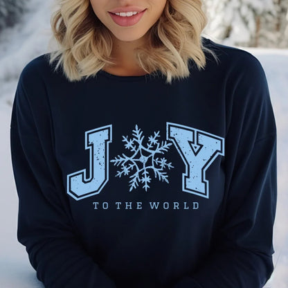 Joy To The World Womens Sweatshirt, Christmas Sweatshirt, Christmas Gifts For Women, Gifts For Women