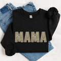 MAMA Womens Black Sweatshirt