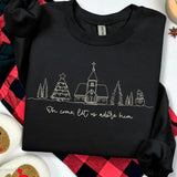 Oh, Come Let Us Adore Him Holiday Sweatshirt