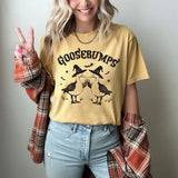 Goosebumps Comfort Colors T-shirt, Best Girly Halloween Gift, Trendy Halloween Gift