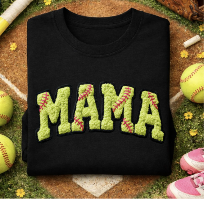Softball Mama Crewneck Sweatshirt
