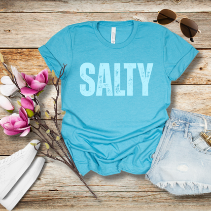 Salty Graphic T-Shirt – Bold Summer Tee for Beach Days, Lake Life, and Sassy Vibes