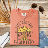 Comfort Colors,  Life Is Better By A Campfire - Women's Short Sleeve T-Shirt