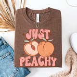 Just Peachy - Women's Casual Short Sleeve T-shirt