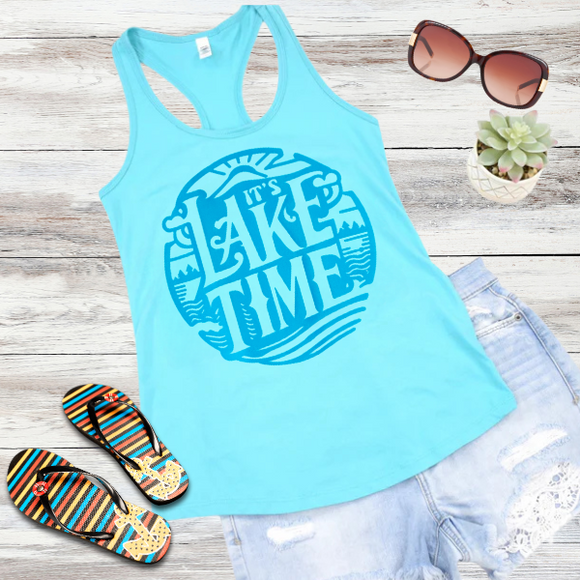 It's Lake Time  Women's Summer Tank Top