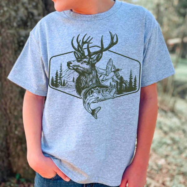 Mens Hunting and Fishing T-Shirt