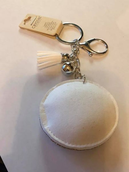 Rhinestone baseball keychain or bag charm