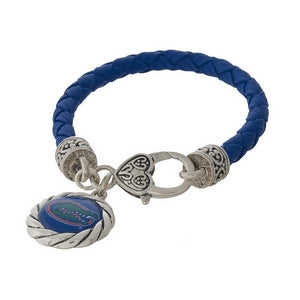 University of Florida faux leather bracelet