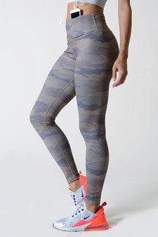 High Rise Camouflage Leggings