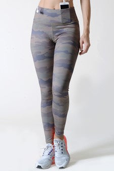 High Rise Camouflage Leggings