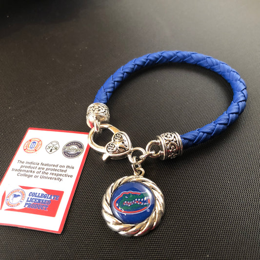 University of Florida faux leather bracelet