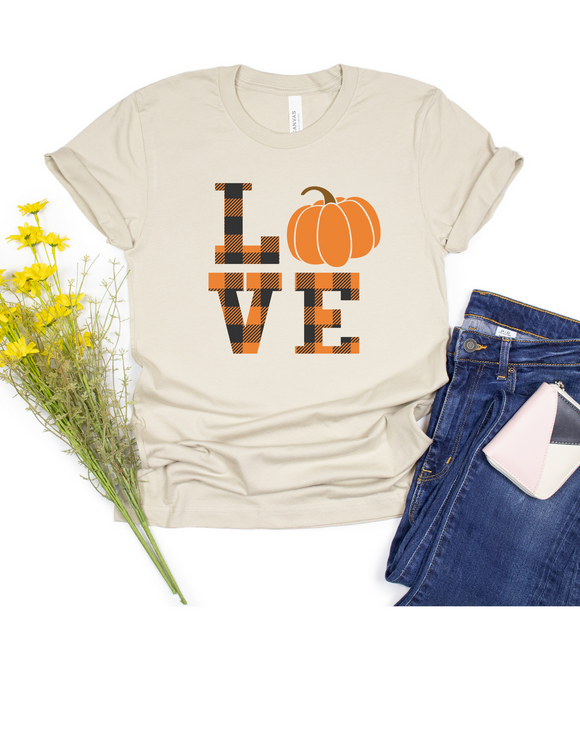 Fall T-shirt - Fall Love Pumpkin T-shirt