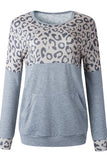 The Perfect Long Sleeve Leopard Print Pullover Sweatshirt