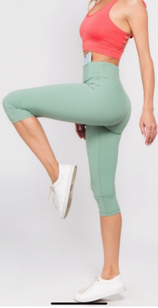 Dark Sage - Active Wear Leggings